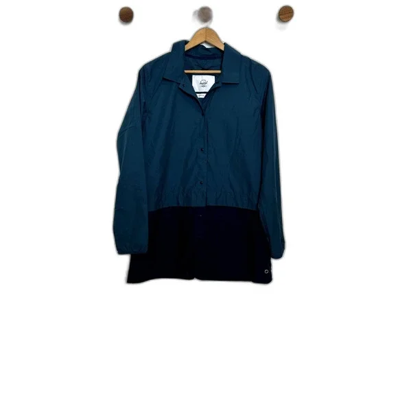 Herschel Voyage Coach Jacket Windbreaker Jacket Large Long Sleeve Snap - Picture 15 of 16